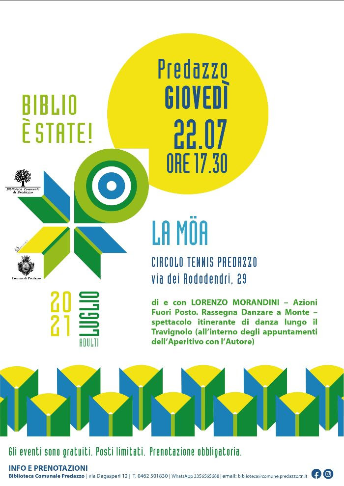 LA MöA - DANZARE A MONTE spettacolo itinerante di danza lungo il Travignolo, di e con il danzatore predazzano Lorenzo Morandini