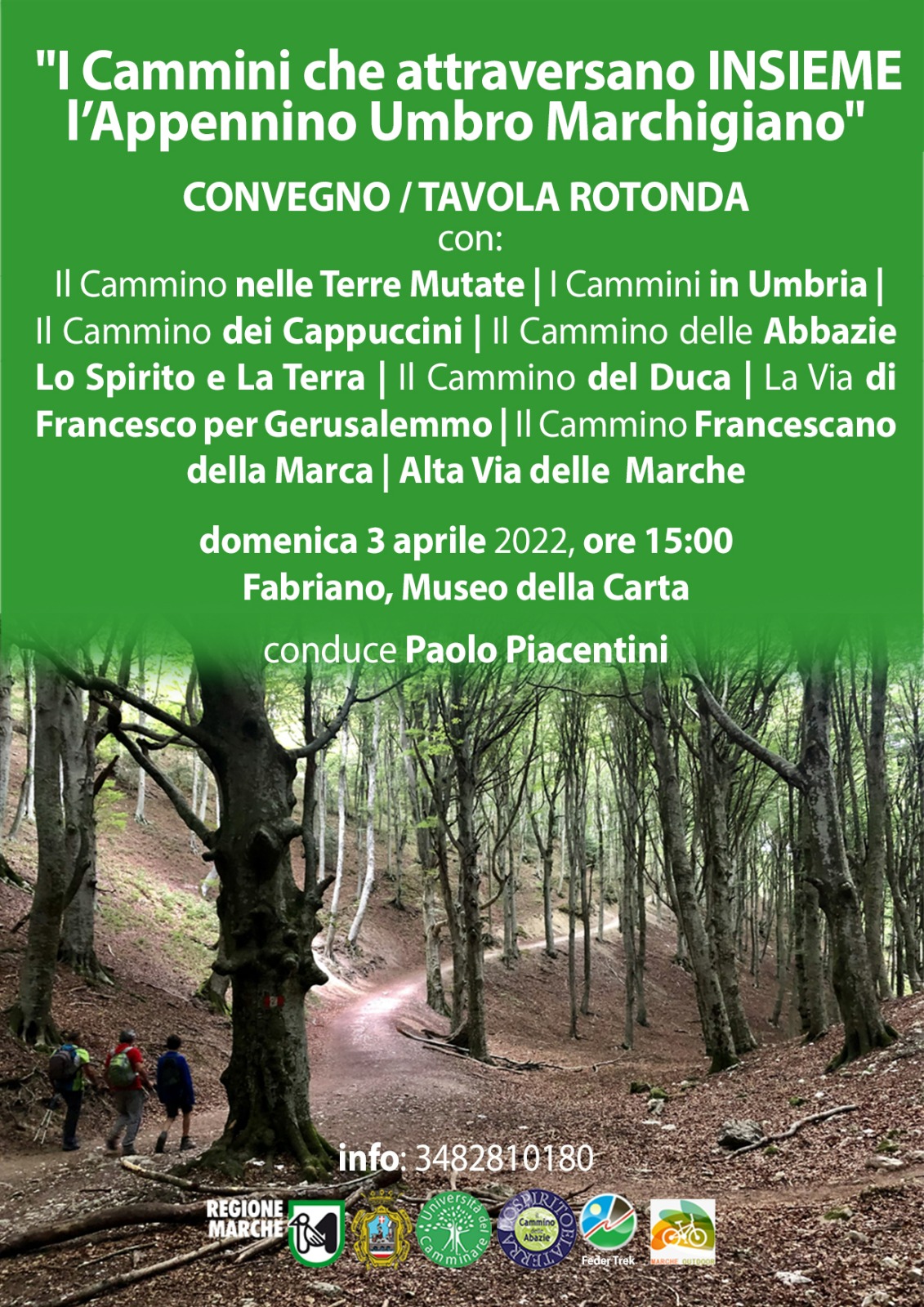“LE ASSOCIAZIONI ORGANIZZATRICI DEI CAMMINI FRA MARCHE ED UMBRIA FIRMANO L’ACCORDO DI COLLABORAZIONE PER LO SVILUPPO DEI CAMMINI DELL’APPENNINO”