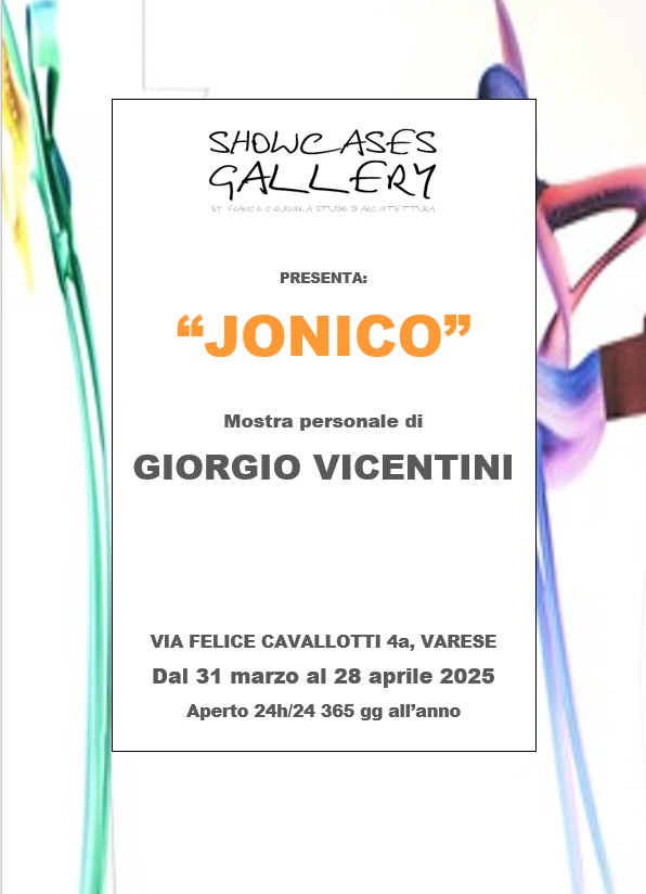 JONICO - mostra personale di Giorgio Vicentini