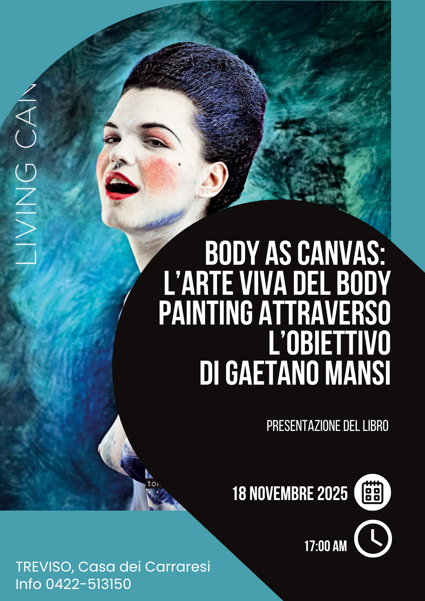 Body as Canvas. A Treviso l’arte viva del body panting attraverso l’obiettivo di Gaetano Mansi