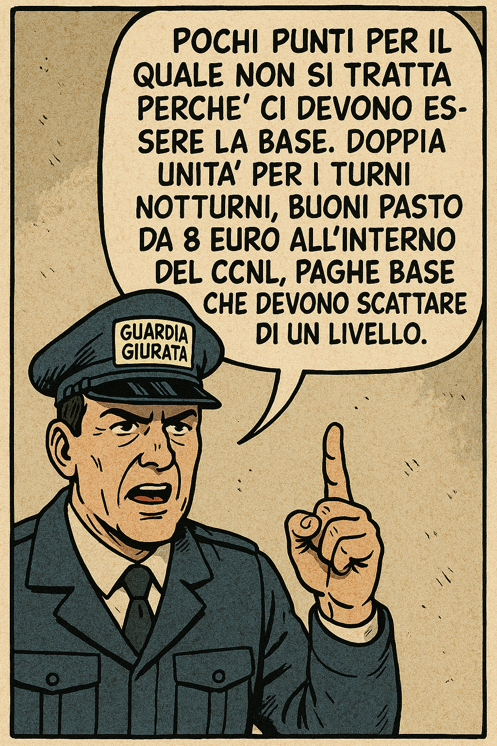 FederSicurezza e Vigilanza Conf- Selp Su molti punti si può trattare. Ma su questi no: sono per noi la base.