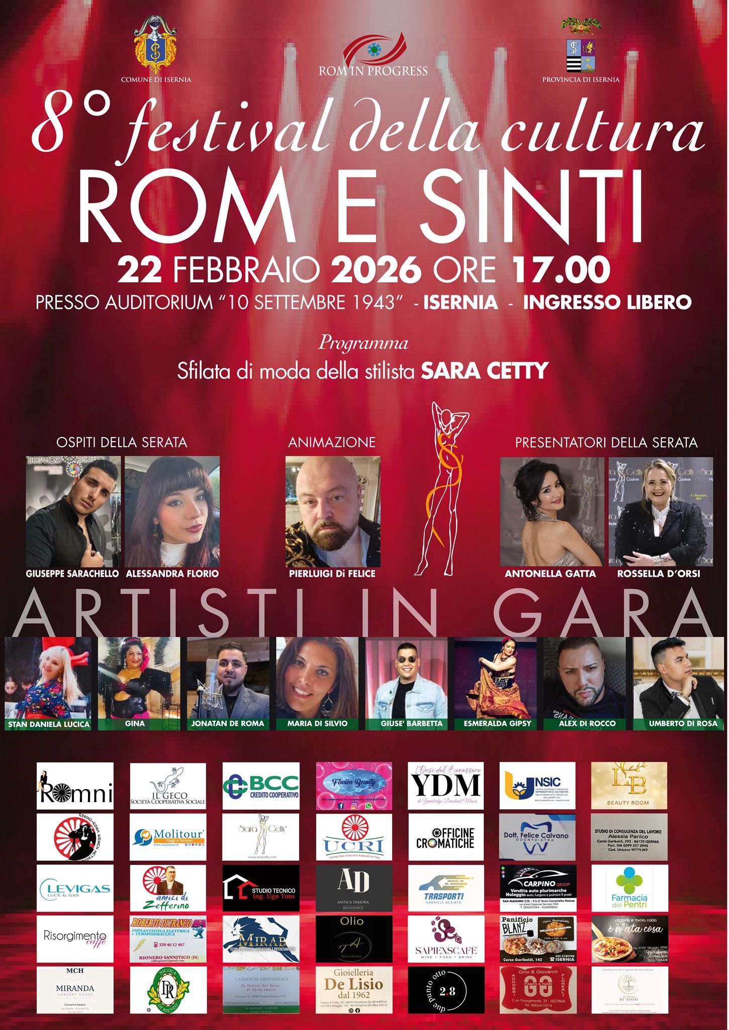 8° Festival della Cultura Rom e Sinti: Isernia celebra identità, arte e tradizione