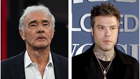 Giletti replica a Fedez in diretta: «Feccia? L'importante è non frequentarla»