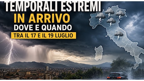 Temporali estremi, dove e quando: Torino, Milano, Roma, Napoli, Bergamo: ecco le città più a rischio
