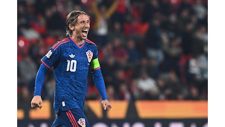 Modric segna a 41 anni: è record con la Croazia. Bilic:Non ho parole"