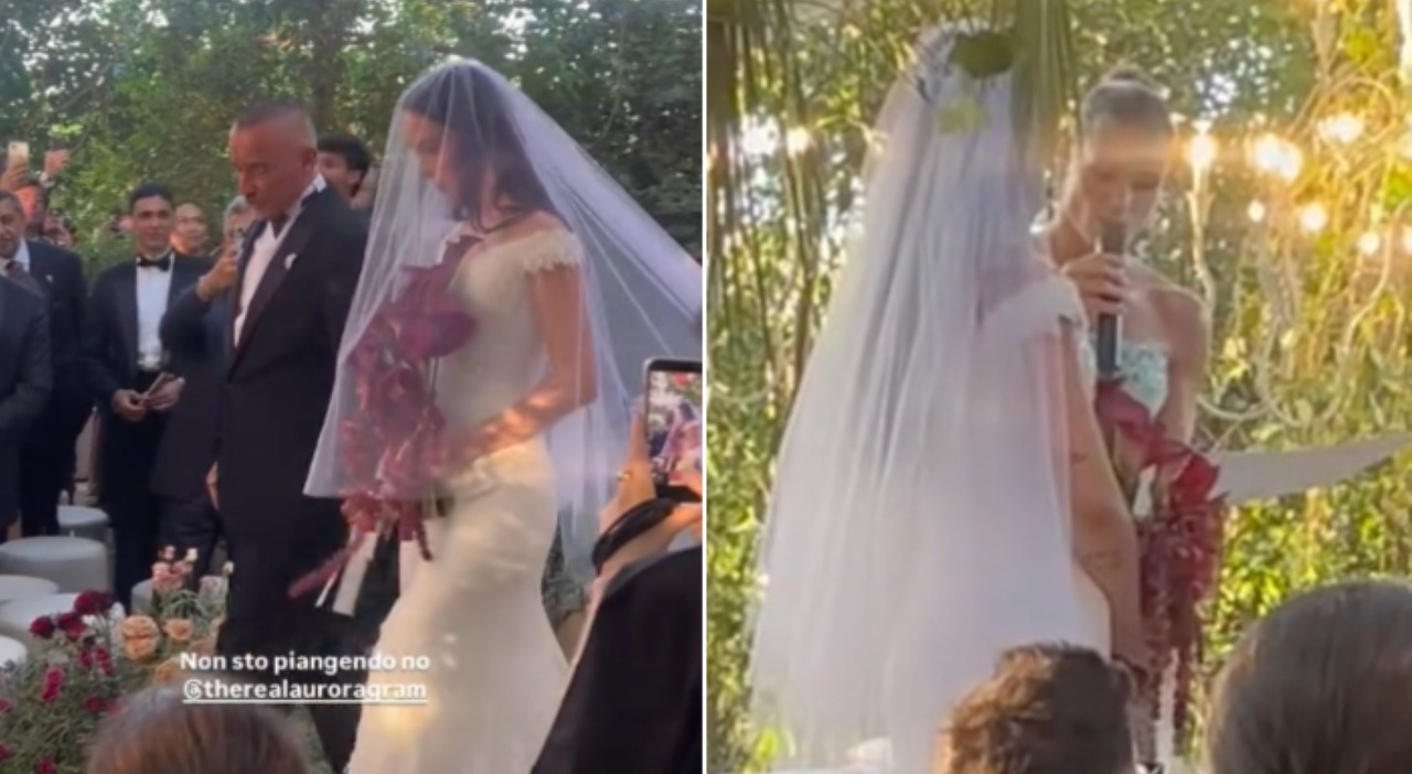 Il matrimonio di Aurora Ramazzotti, la dedica di papà Eros e mamma Michelle: «Eri la persona più adulta tra di noi»