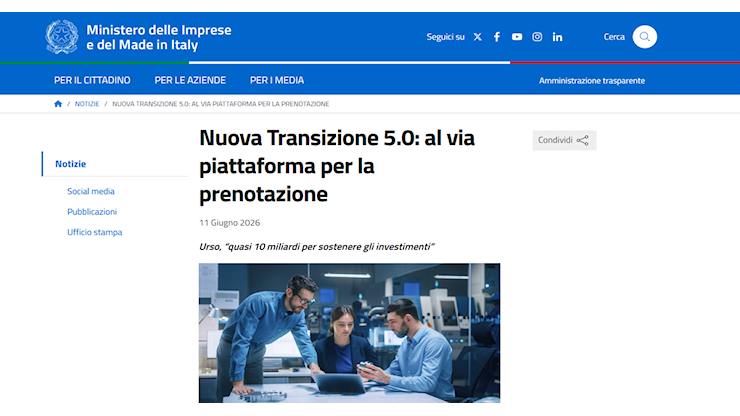 Transizione 5.0: al via le domande per l’iperammortamento - informazionefiscale.it