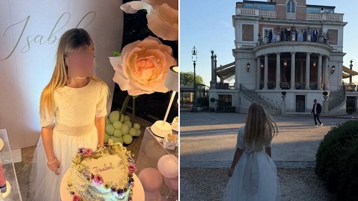 Isabel Totti, festa da sogno per la Prima comunione in una villa con vista su Roma - Tgcom24