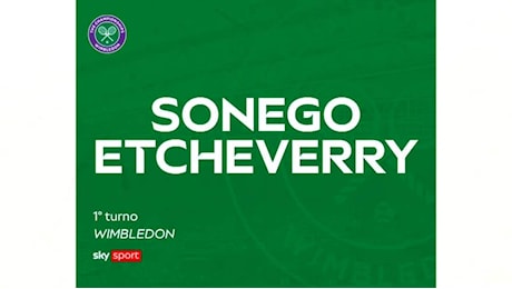Wimbledon, Sonego batte Etcheverry in quattro set: al secondo turno c'è Diallo