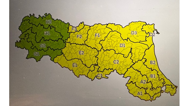 In arrivo temporali in tutta la regione. Allerta meteo gialla fino a domani - - Corriere Cesenate