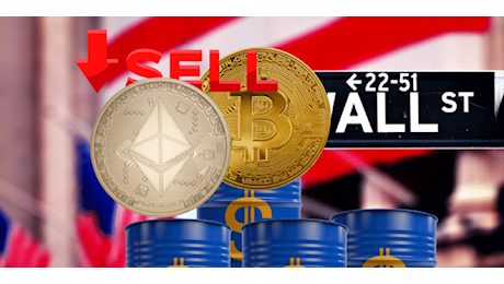 Il calo del Nasdaq e l'allarme petrolio trascinano al ribasso Bitcoin ed Ethereum: cosa succede ora?