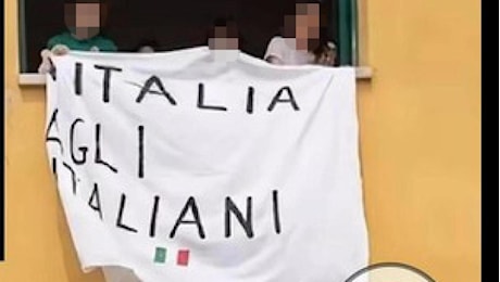 Valditara sullo striscione di Cesena: “L’Italia agli italiani? Frase condivisibile”