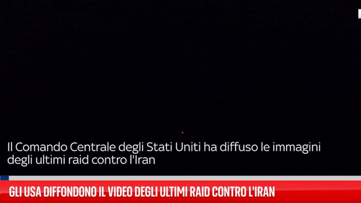 Raid contro l’Iran, gli Usa diffondono il video degli ultimi attacchi
