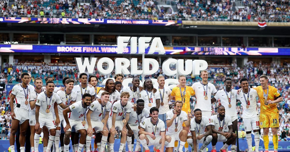 Francia-Inghilterra 4-6, i Tre Leoni sul podio, medaglia di bronzo