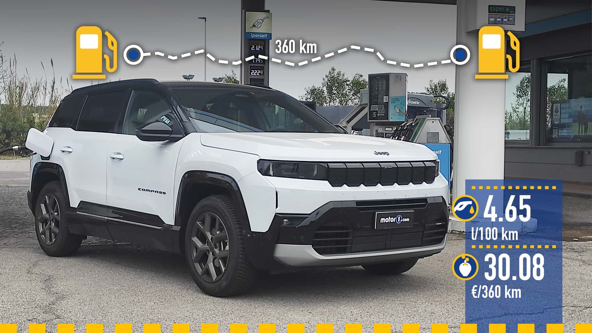 Jeep Compass mild hybrid (2026), la prova dei consumi reali