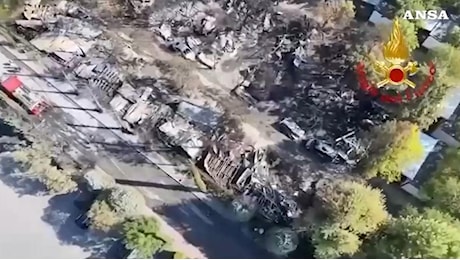 Incendio al camping Bella Italia di Peschiera del Garda: 24 feriti e una ventina di casette mobili distrutte