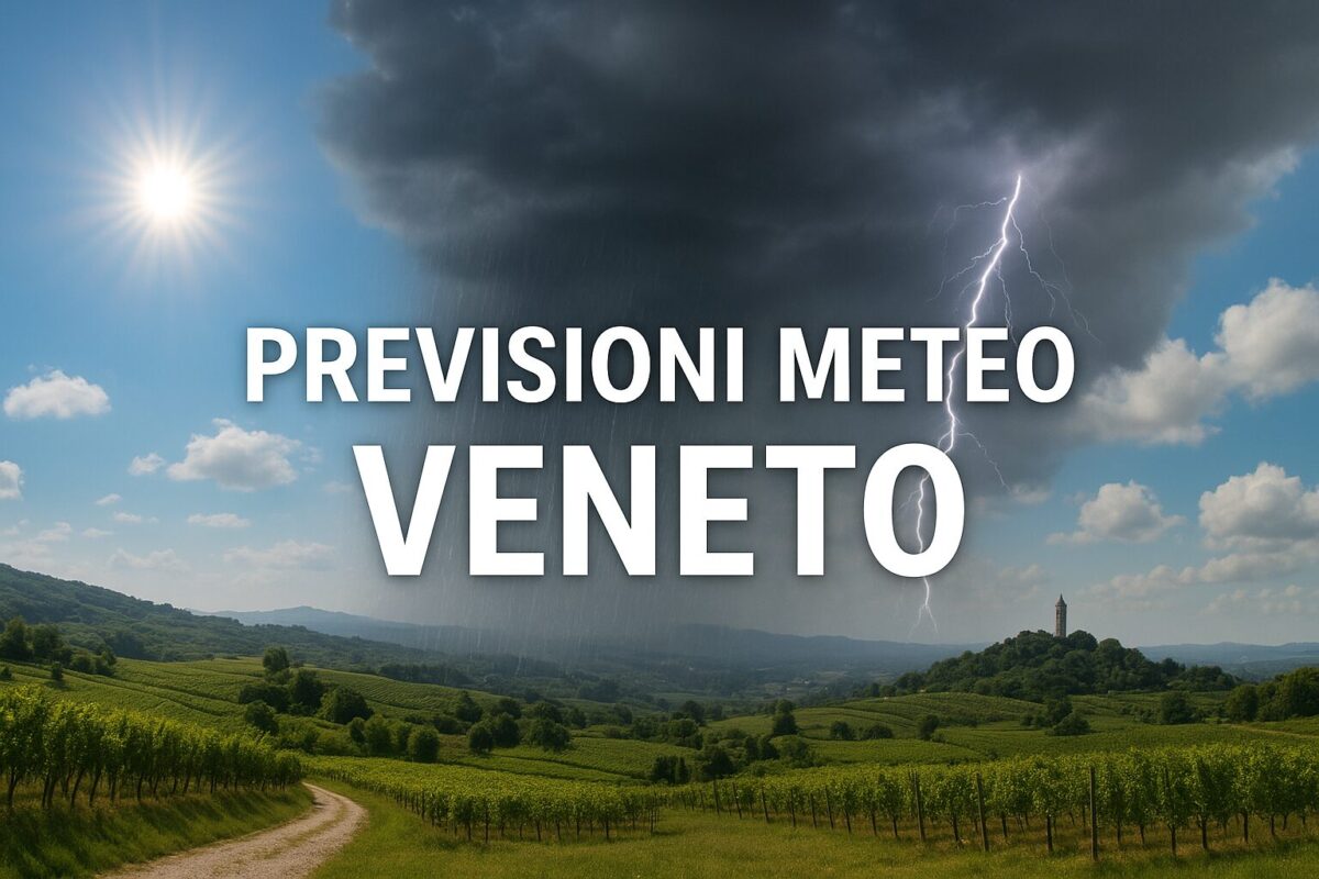 Meteo Veneto: sabato con temporali dai monti alla pianura, arriva calo termico
