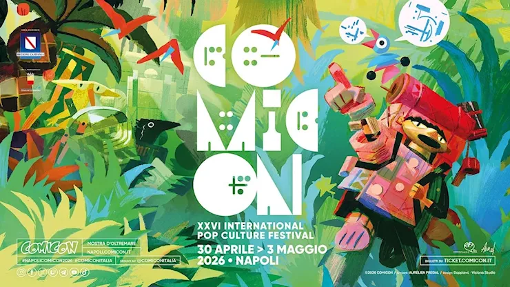 Il poster di COMICON Napoli 2026 è realizzato dall’art director Aurélien Predal - Fumettologica