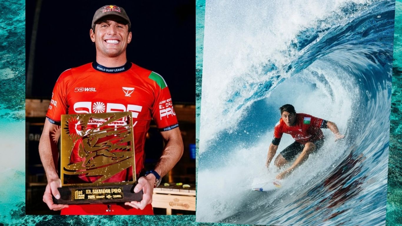 Leonardo Fioravanti, il surfista di Cerveteri numero 1 al mondo: è nuovo leader WSL