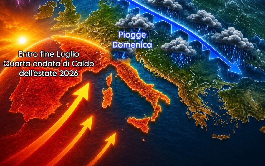 Meteo, Domenica con l'ombrello, ma entro fine Luglio l'ennesima fase rovente dell'Estate 2026. Parla Tedici