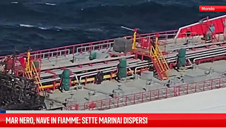 Mar Nero, droni colpiscono due navi in Romania: sette dispersi