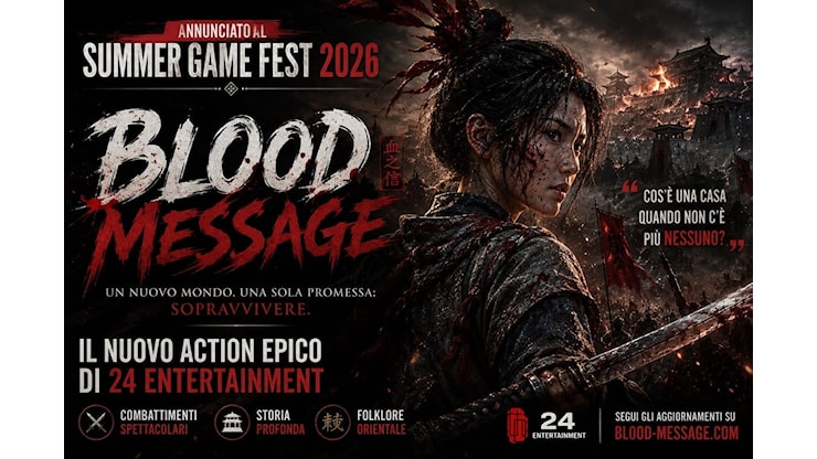Blood Message annunciato al Summer Game Fest 2026: il nuovo action di 24 Entertainment punta tutto sul folklore orientale - Gametimers