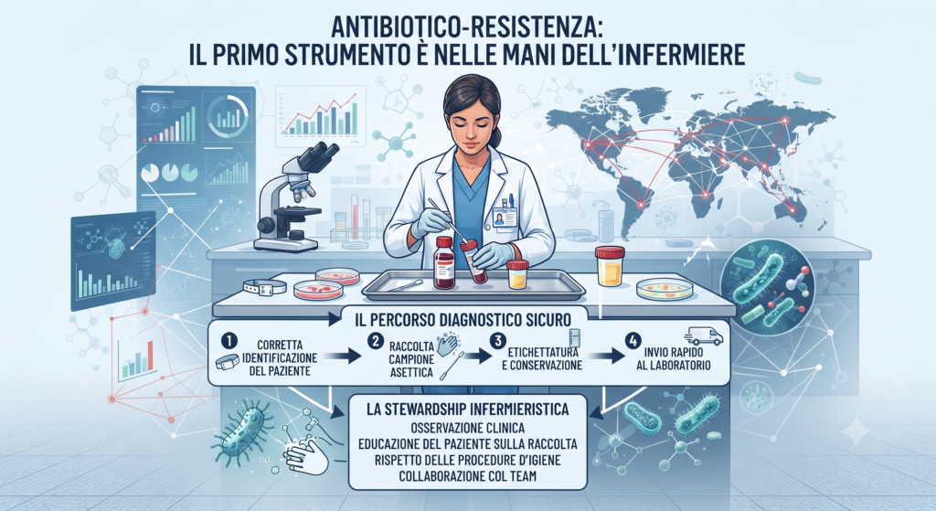 Antibiotico-resistenza, l’infermiere è il primo alleato nella lotta ai batteri resistenti.