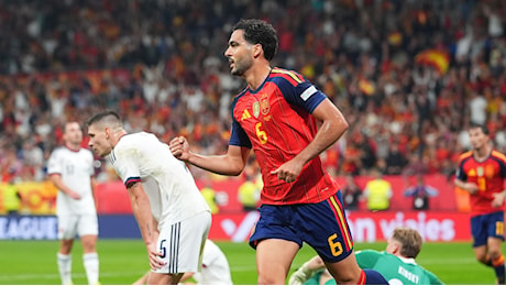 La Spagna batte 3-1 la Repubblica Ceca tra le polemiche: gol annullato a Krejci, espulso il difensore