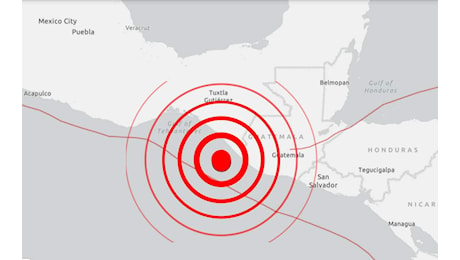 Terremoto tra Messico e Guatemala, scossa di magnitudo 7.4: allerta tsunami e scosse di assestamento