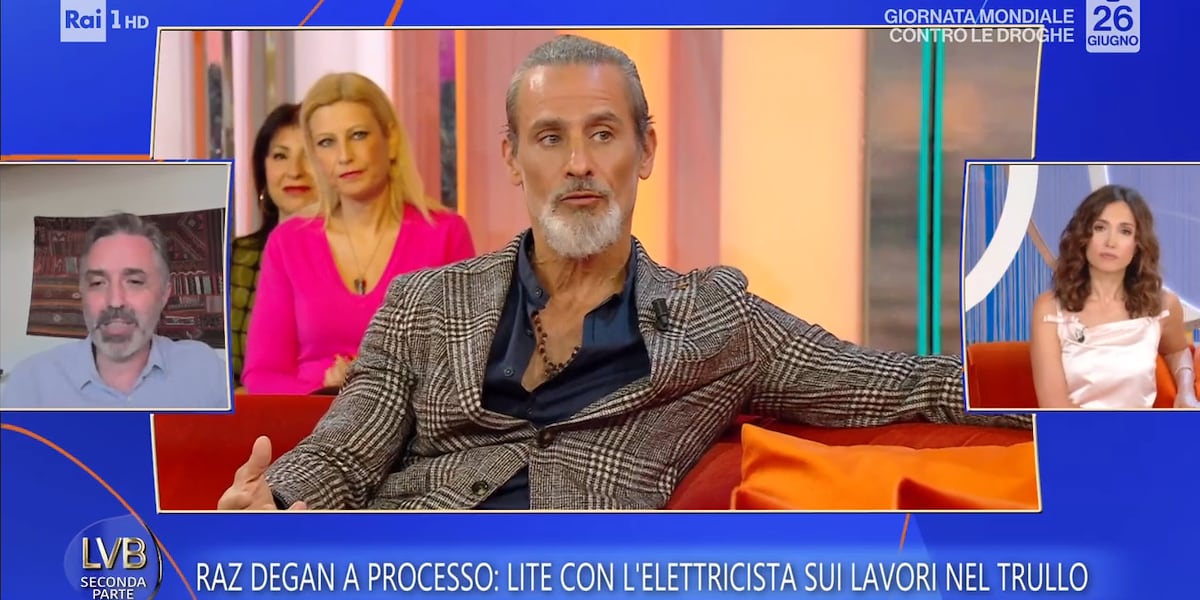 La volta buona 2025/26 - Raz Degan sotto processo: accusato di violenza privata dall'elettricista - 26/06/2026 - Video