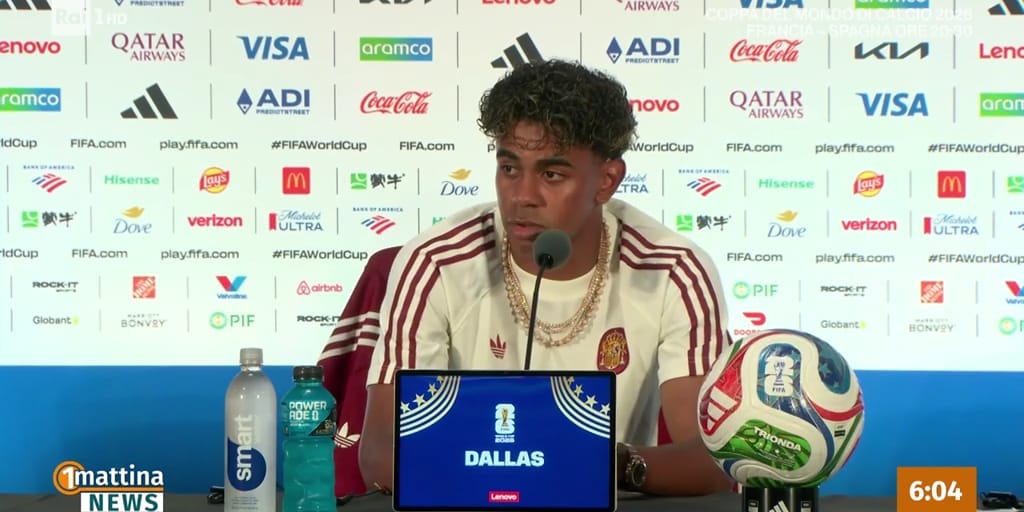 1mattina News - Mondiali 2026: Semifinale Francia-Spagna, Yamal sfida Mbappé - Video