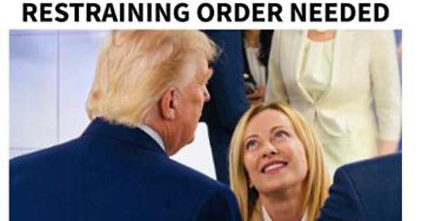 Trump ancora contro Meloni: Serve un ordine restrittivo