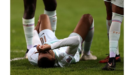 Francia, infortunio Mbappé: chi può giocare contro l'Italia al suo posto, Doué, Barcola o Cherki