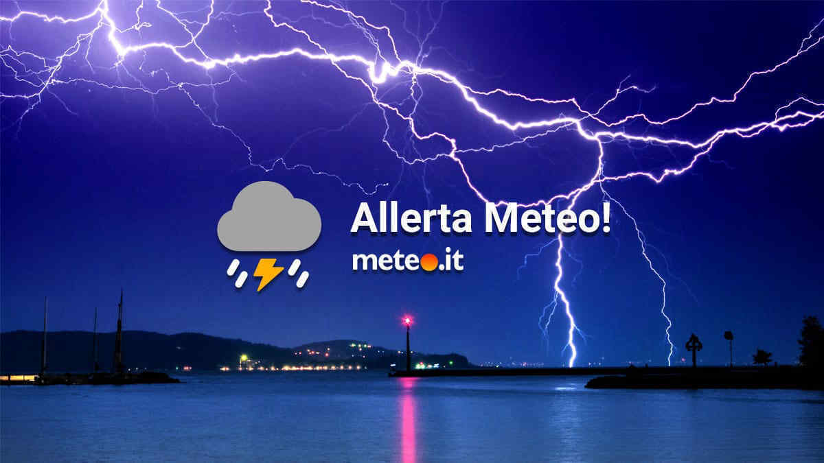 Meteo, allerta gialla il 22 luglio 2026 in Italia: tutte le regioni a rischio