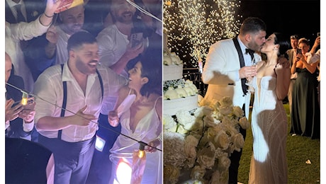 Matrimonio a Vietri sul Mare per Salvatore Esposito e Paola Rossi: la festa con la reunion di Gomorra