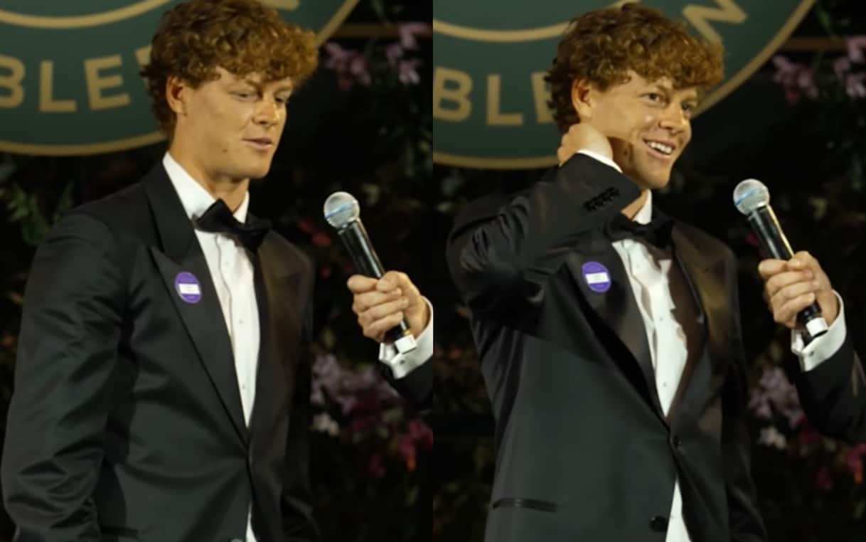 VIDEO. Sinner show a Wimbledon: 'Sono brillo... L'ansia di mamma? Non so, non sono ancora genitore'